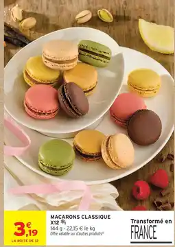 Intermarché Macarons classique x12 offre