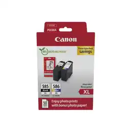 Bureau Vallée Canon - pack de 2 cartouches d'encre pg-585xl/cl-586xl offre