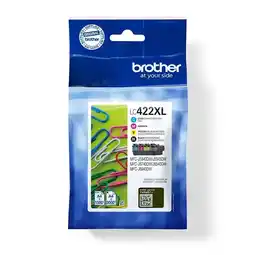 Bureau Vallée Brother - pack de 4 cartouches d'encre lc422xl offre