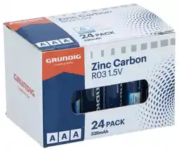 Bureau Vallée Grundig - 24 piles alcalines offre