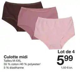 Zeeman Midi - culotte offre