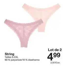 Zeeman String offre