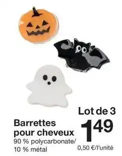 Zeeman Barrettes pour cheveux offre