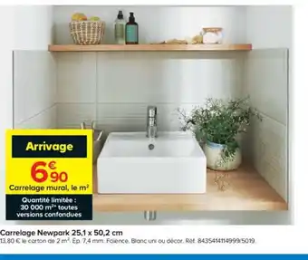 Castorama Carrelage newpark offre