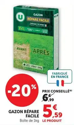 Super U GAZON RÉPARE FACILE offre