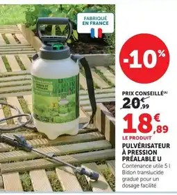 Super U U PULVÉRISATEUR offre