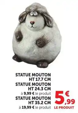 Super U STATUE MOUTON offre