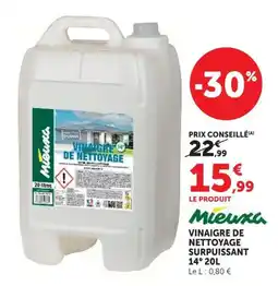 Super U MieuXa Vinaigre de nettoyage offre