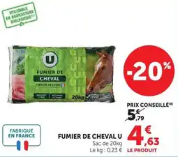 Super U U FUMIER DE CHEVAL offre