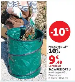 Super U SAC À RESSORT U offre