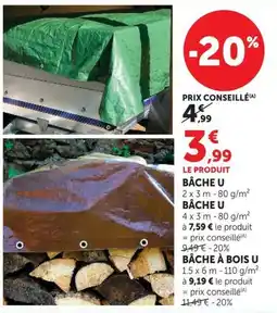 Super U BÂCHE U offre