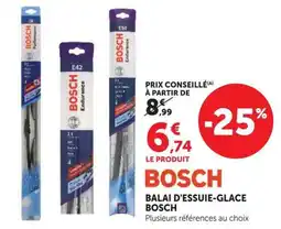 Super U BOSCH BALAI D'ESSUIE-GLACE offre