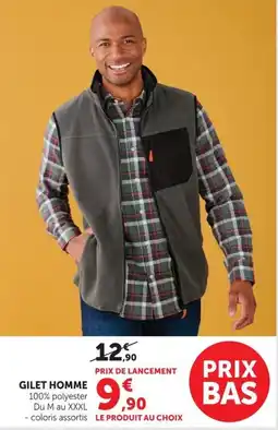 Super U GILET HOMME offre