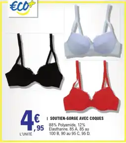 E.Leclerc Soutien-gorge avec coques offre
