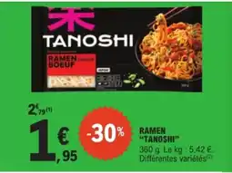 E.Leclerc TANOSHI RAMEN offre