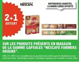 E.Leclerc NESCAFE Farmers Origins offre