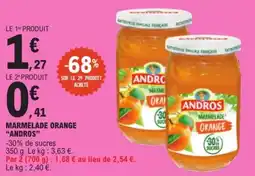 E.Leclerc Andros marmelade orange offre