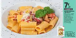 E.Leclerc LA BARQUETTE RIGATONI CARBONARA offre