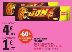 E.Leclerc Nestlé LION offre
