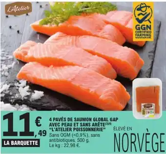 L'Atelier Poissonnerie Pavés de saumon