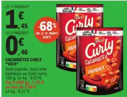 E.Leclerc Vico Cacahuètes Curly offre
