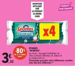 E.Leclerc Spontex Eponges offre