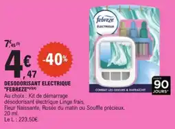 E.Leclerc Febreze désodorisant électrique offre