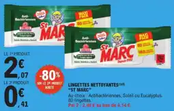 E.Leclerc St MARC Lingettes nettoyantes offre