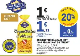 E.Leclerc Coquillettes d'Alsace offre