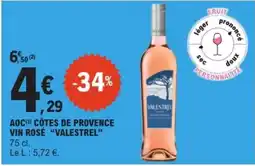 E.Leclerc VALESTREL VIN ROSÉ offre