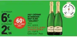 E.Leclerc Jaillance AOC Crémant de Bordeaux Brut Blanc offre