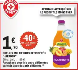 E.Leclerc JAFADEN PUR JUS MULTIFRUITS RÉFRIGÉRÉ offre