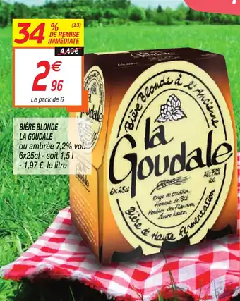 Netto Bière blonde la goudale offre