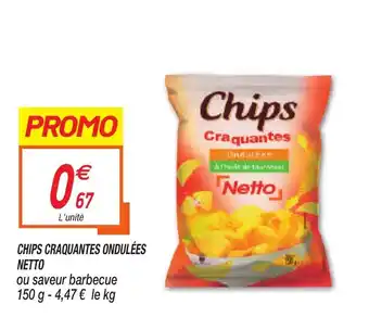 Netto Chips craquantes ondulées offre