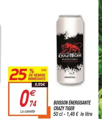 Netto Boisson energisante crazy tiger offre