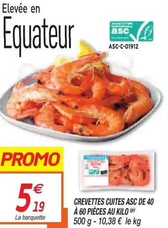 Netto Crevettes cuites asc de 40 offre