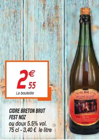 Netto Cidre breton brut offre
