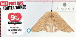 Centrakor atmosphera LA SUSPENSION ALIYA offre