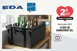 Centrakor EDA LE BAC DE RANGEMENT 30 L offre