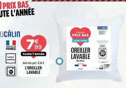 Centrakor BLEUCALIN OREILLER LAVABLE offre