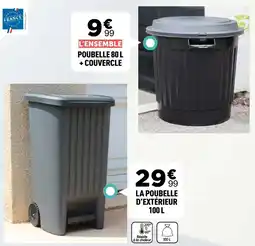 Centrakor Poubelle 80 L + couvercle offre