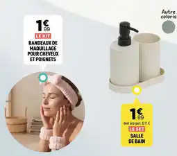 Centrakor LE KIT BANDEAUX DE MAQUILLAGE POUR CHEVEUX ET POIGNETS offre