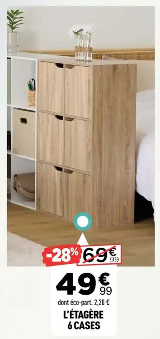 L'étagère 6 cases