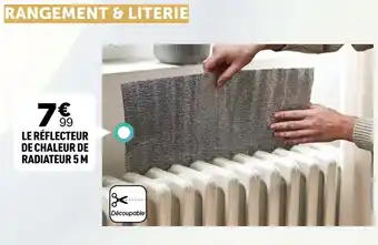 LE RÉFLECTEUR DE CHALEUR DE RADIATEUR 5 M