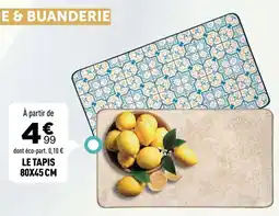 Centrakor LE TAPIS offre