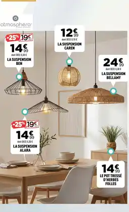 Centrakor atmosphera LA SUSPENSION BEN offre