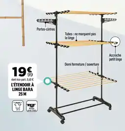 Centrakor L'étendoir à linge bara offre