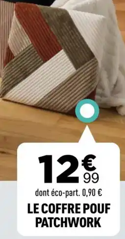 Centrakor Le coffre pouf patchwork offre