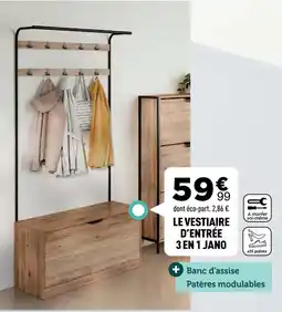 Centrakor JANO LE VESTIAIRE D'ENTRÉE offre
