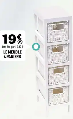 Centrakor Le meuble 4 paniers offre